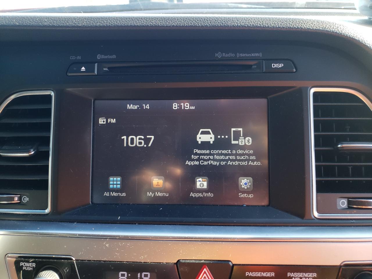 Photo 9 from auction – 2016 HYUNDAI SONATA SE with VIN 5NPE24AF0GH431994