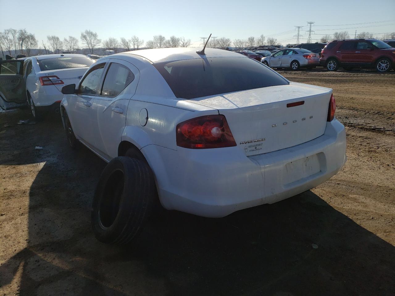 Photo 3 from auction – 2012 DODGE AVENGER SE with VIN 1C3CDZAB8CN231827