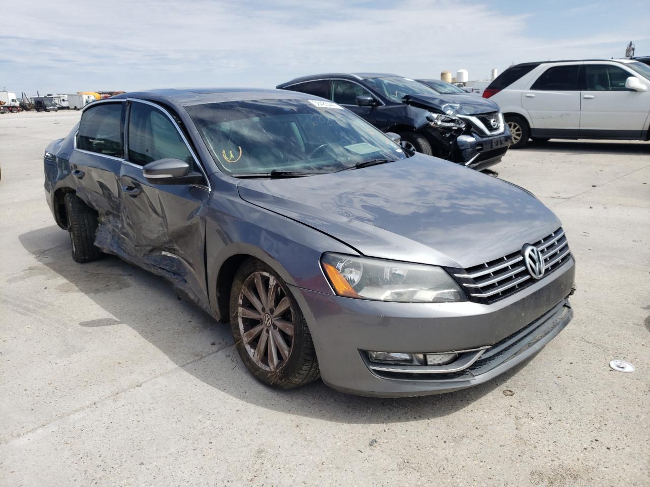 VOLKSWAGEN PASSAT SEL 2013 with VIN 1VWCH7A38DC058009 - Photo from auction