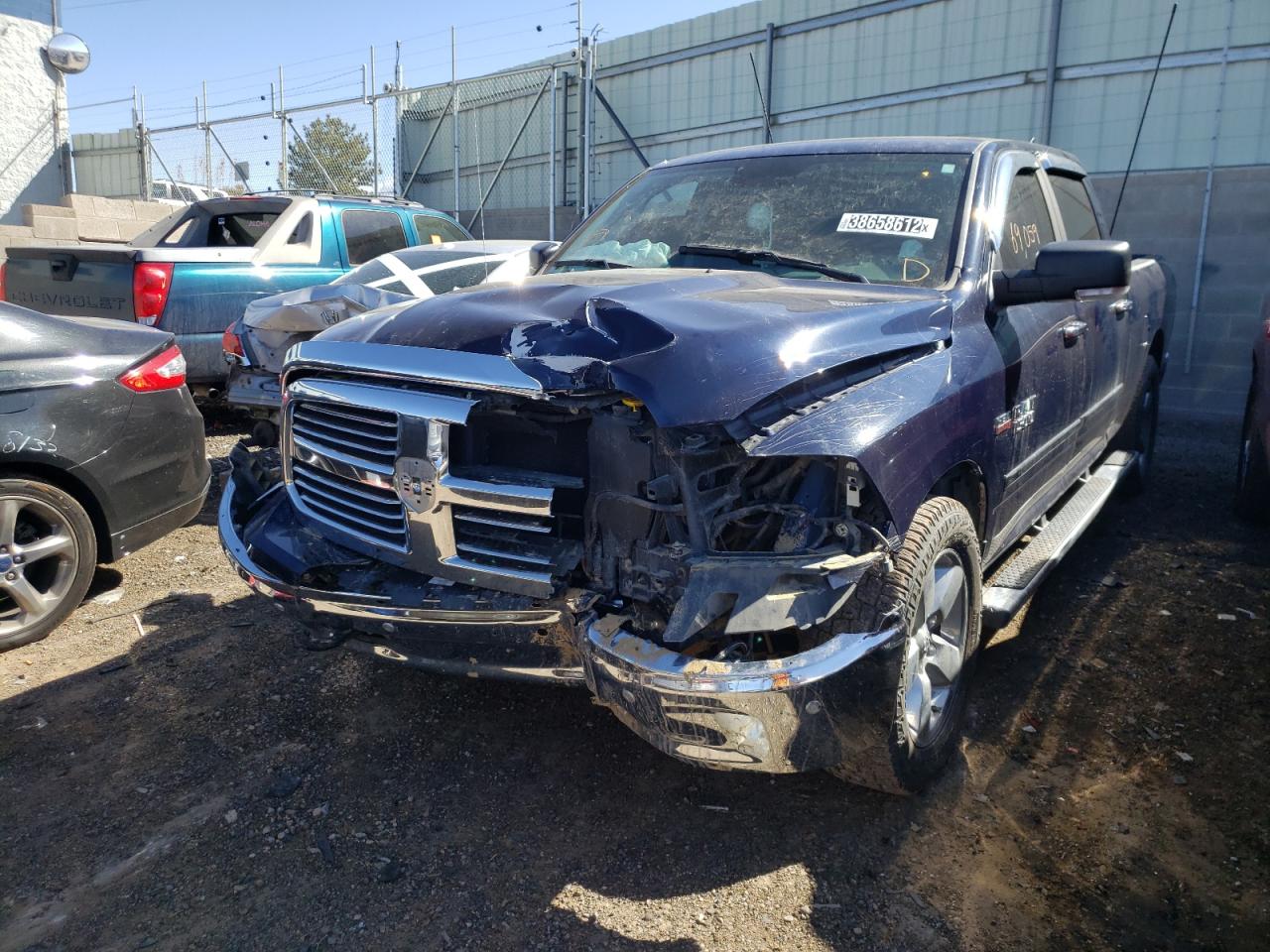 Photo 9 from auction – 2017 RAM 1500 SLT with VIN 1C6RR7TT3HS502410