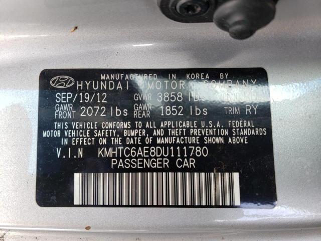 Photo 10 from auction – 2013 HYUNDAI VELOSTER T with VIN KMHTC6AE8DU111780