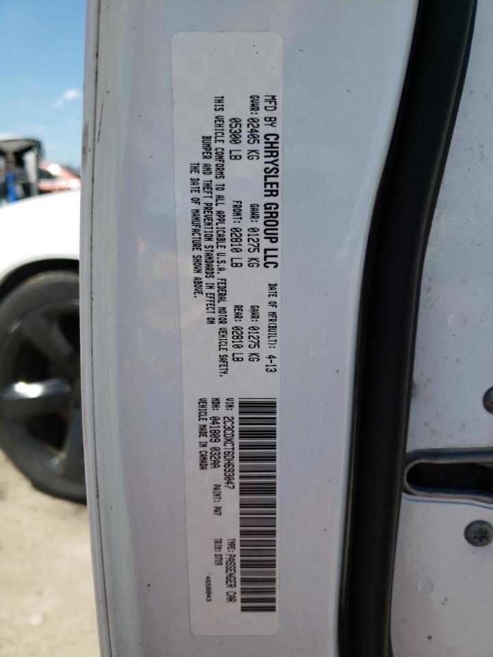 Photo 10 from auction – 2013 DODGE CHARGER R/ with VIN 2C3CDXCT6DH693047