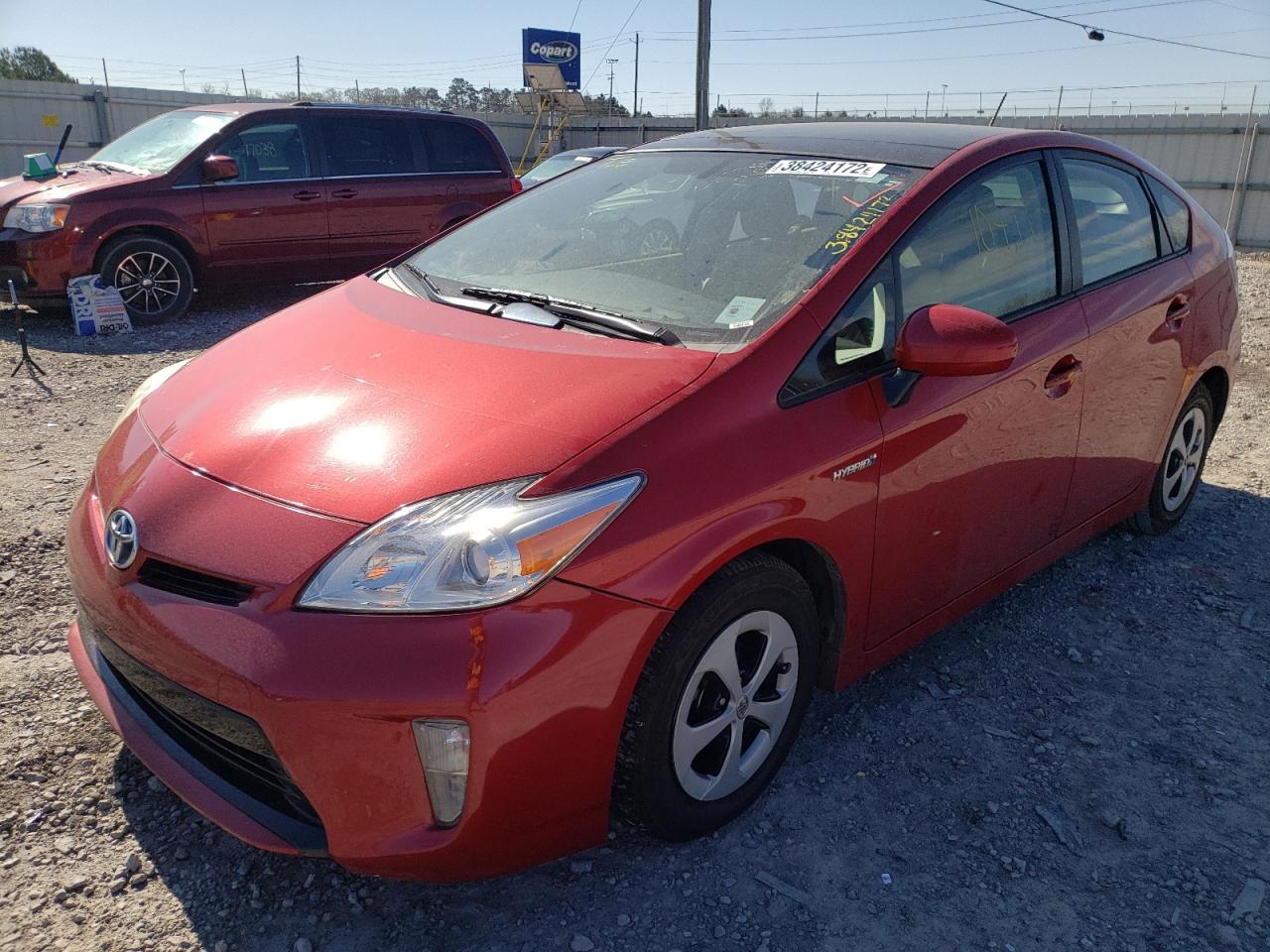 Photo 2 from auction – 2014 TOYOTA PRIUS with VIN JTDKN3DU8E1817162