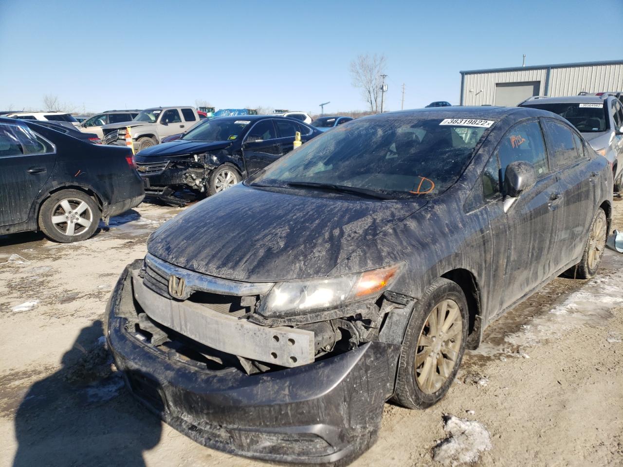 Photo 2 from auction – 2012 HONDA CIVIC EX with VIN 19XFB2F84CE081237