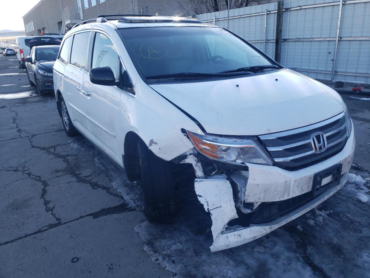 HONDA ODYSSEY EX 2013 with VIN 5FNRL5H63DB020562 - Photo from auction