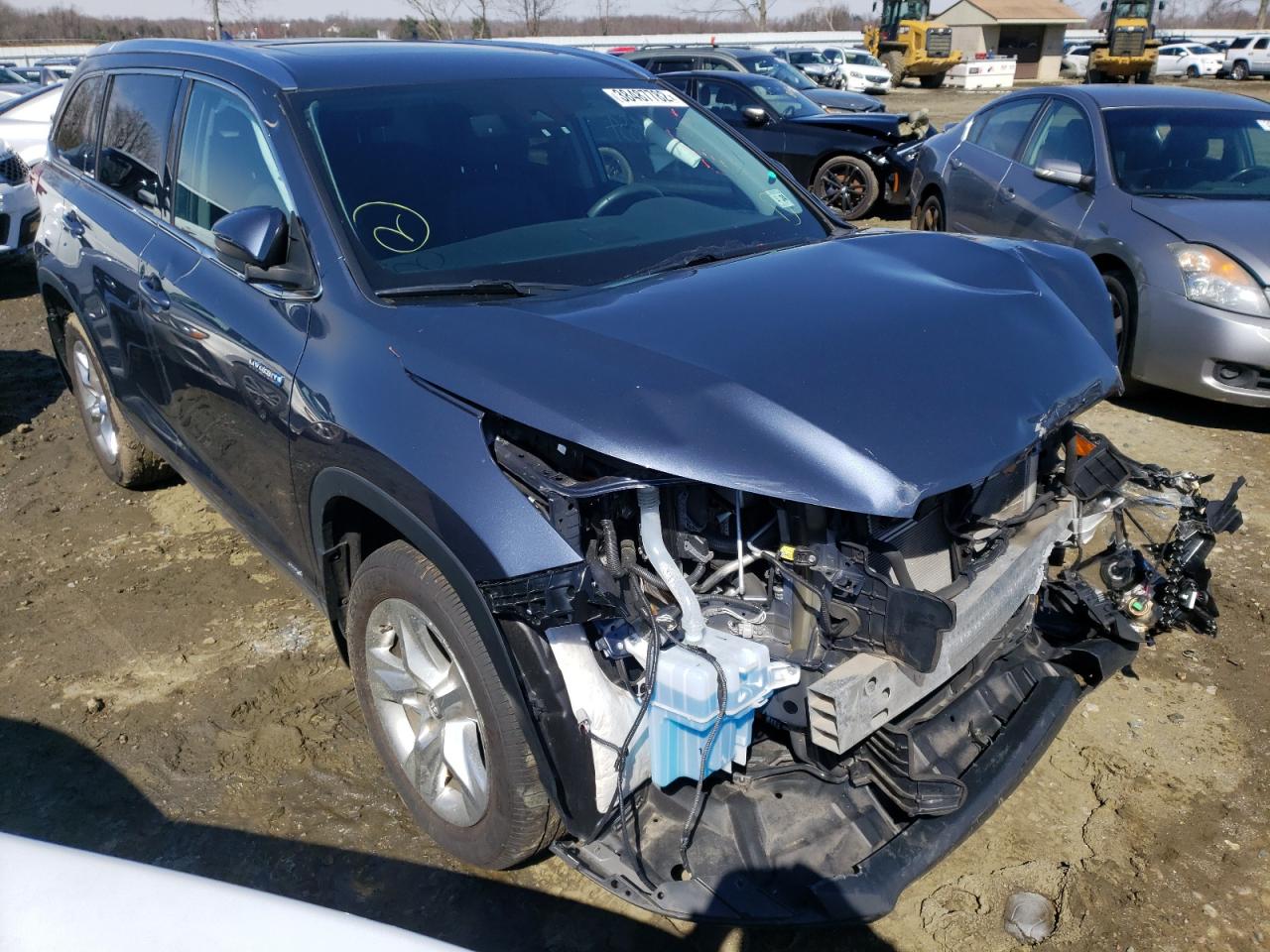 TOYOTA HIGHLANDER 2019 with VIN 5TDDGRFH1KS059914 - Photo from auction