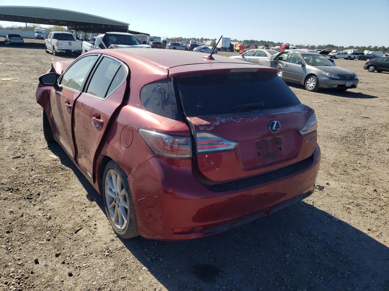 Photo 3 from auction – 2012 LEXUS CT 200 with VIN JTHKD5BH6C2119532