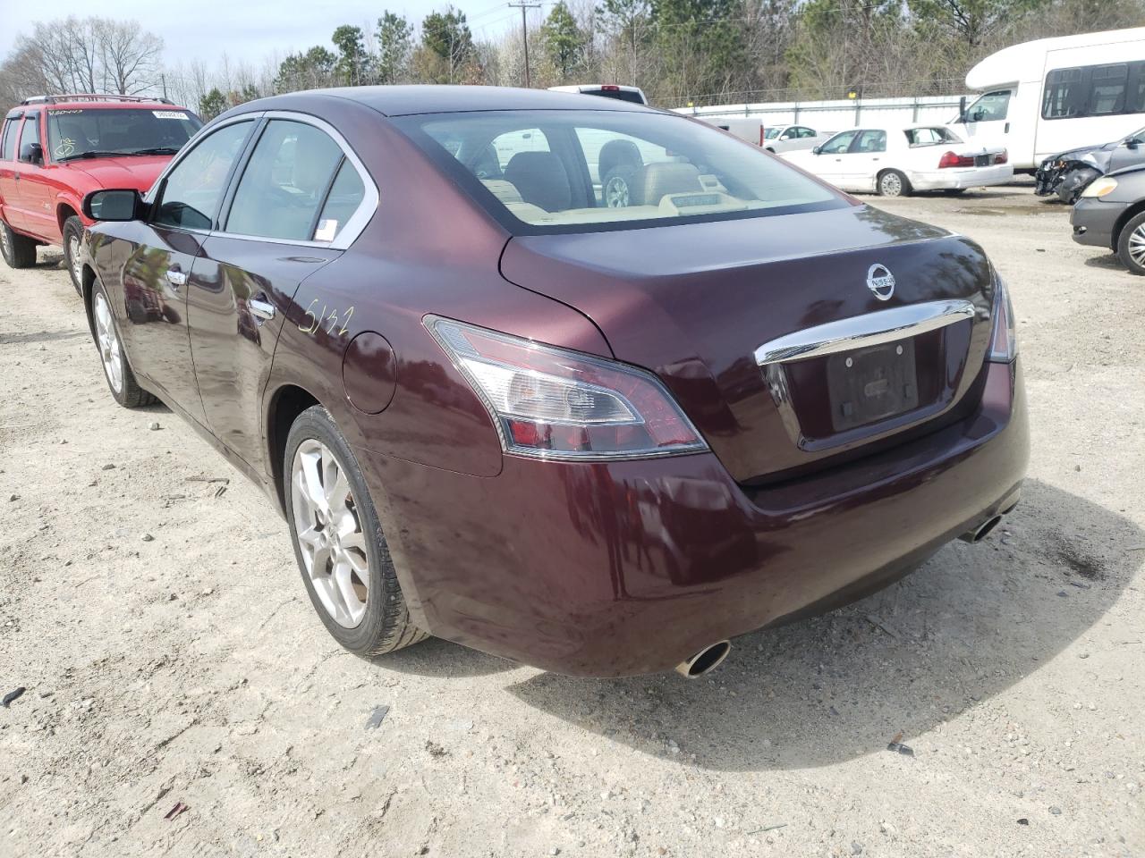 Photo 3 from auction – 2014 NISSAN MAXIMA S with VIN 1N4AA5AP2EC440534