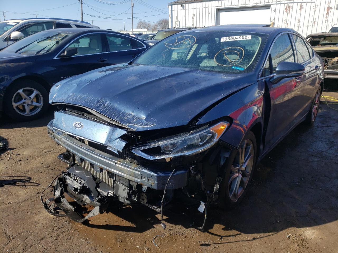 Photo 2 from auction – 2019 FORD FUSION SEL with VIN 3FA6P0CD4KR139173