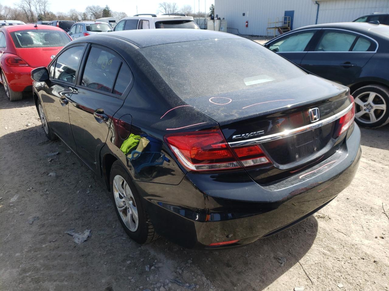 Photo 3 from auction – 2013 HONDA CIVIC LX with VIN 19XFB2F59DE007920