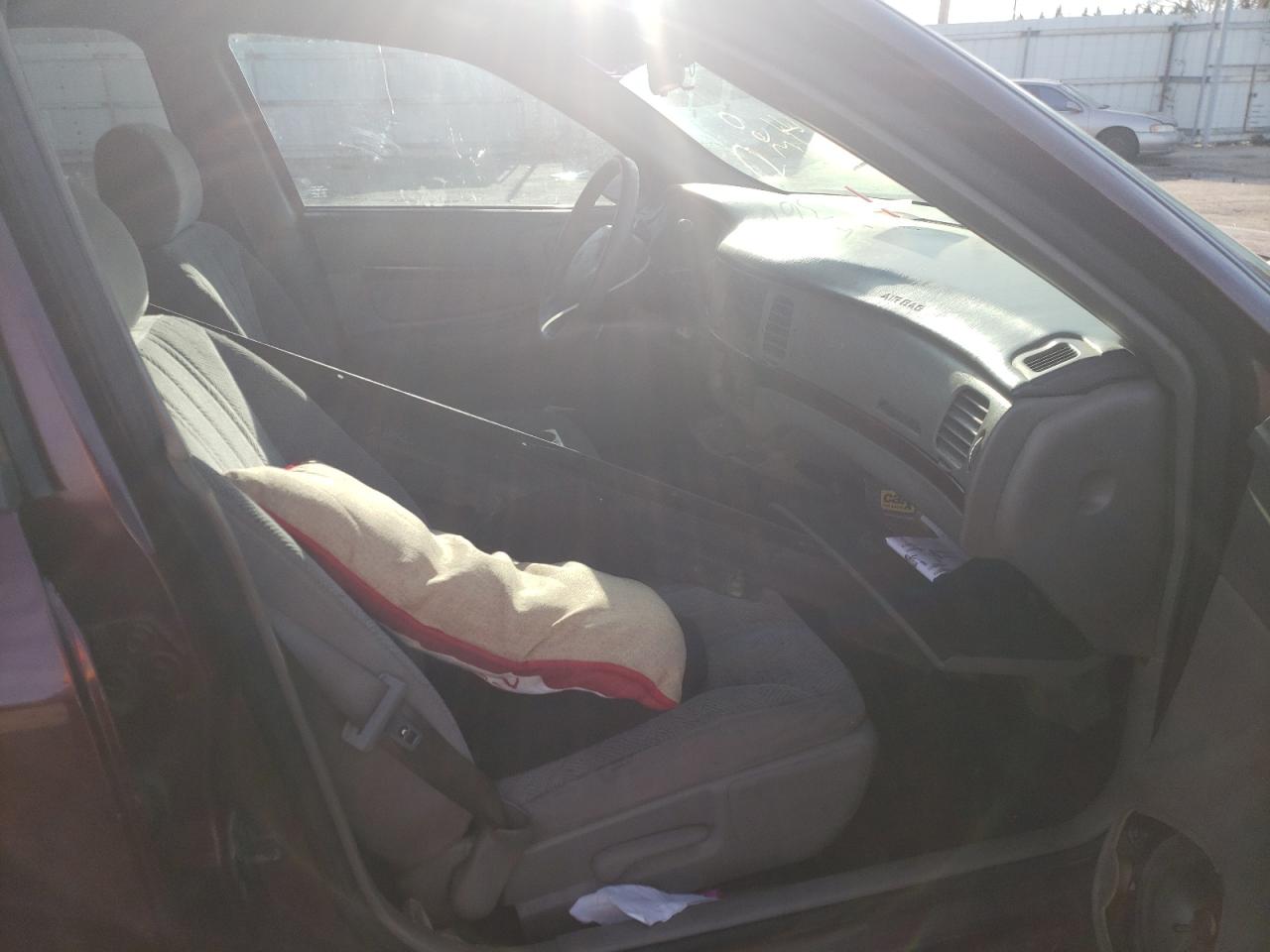 Photo 5 from auction – 2004 CHEVROLET IMPALA with VIN 2G1WF52E249203751