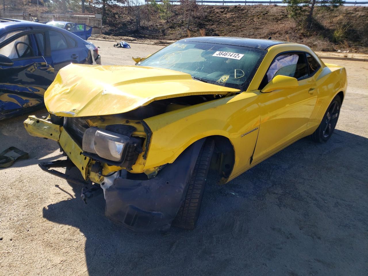 Photo 2 from auction – 2012 CHEVROLET CAMARO LT with VIN 2G1FC1E39C9208066
