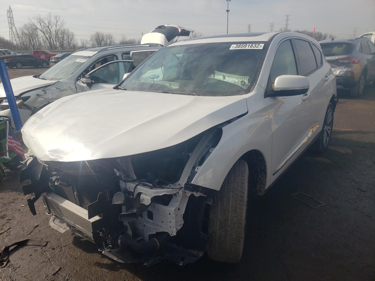 Photo 2 from auction – 2019 ACURA RDX TECHNO with VIN 5J8TC2H57KL037369