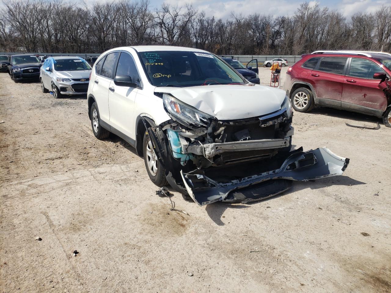Photo 9 from auction – 2015 HONDA CR-V LX with VIN 5J6RM3H35FL015333