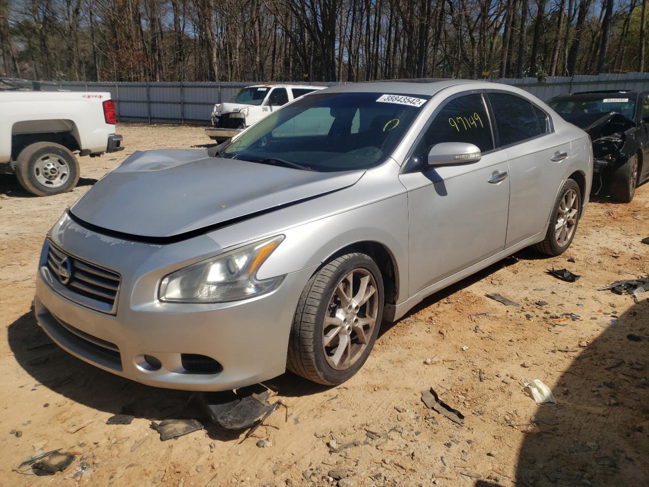 Photo 2 from auction – 2014 NISSAN MAXIMA S with VIN 1N4AA5AP7EC471813