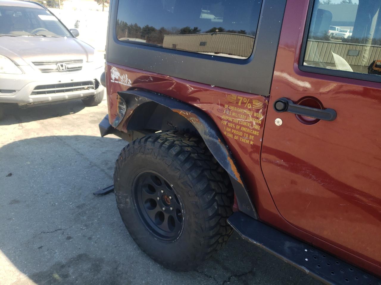 Photo 9 from auction – 2007 JEEP WRANGLER X with VIN 1J4FA24177L157159