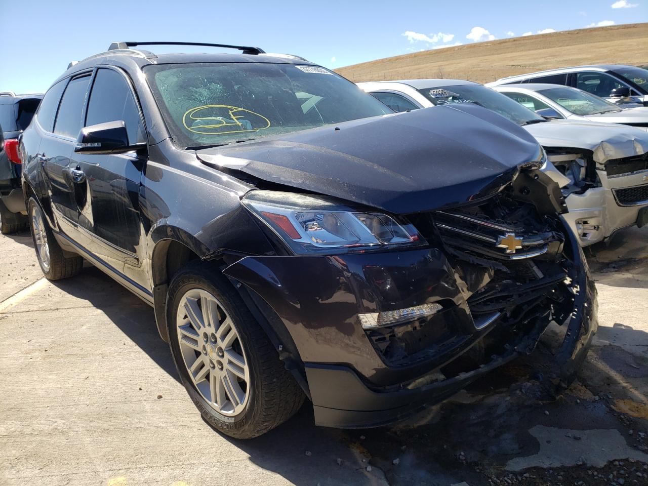 CHEVROLET TRAVERSE L 2015 with VIN 1GNKVGKD9FJ332208 - Photo from auction