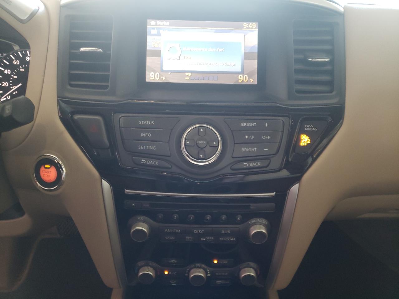 Photo 9 from auction – 2015 NISSAN PATHFINDER with VIN 5N1AR2MN4FC696182