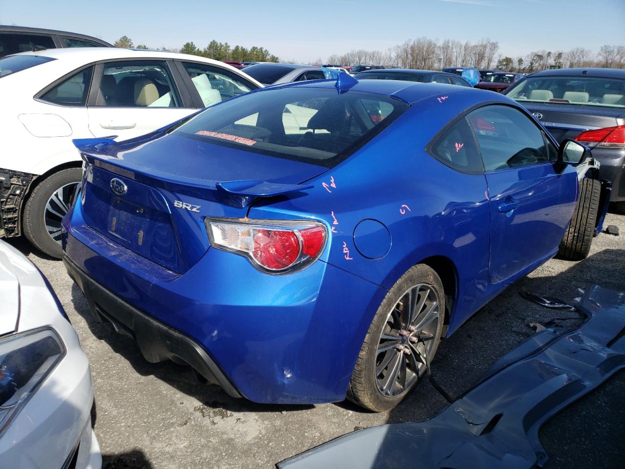 Photo 4 from auction – 2015 SUBARU BRZ 2.0 LI with VIN JF1ZCAC13F9605553