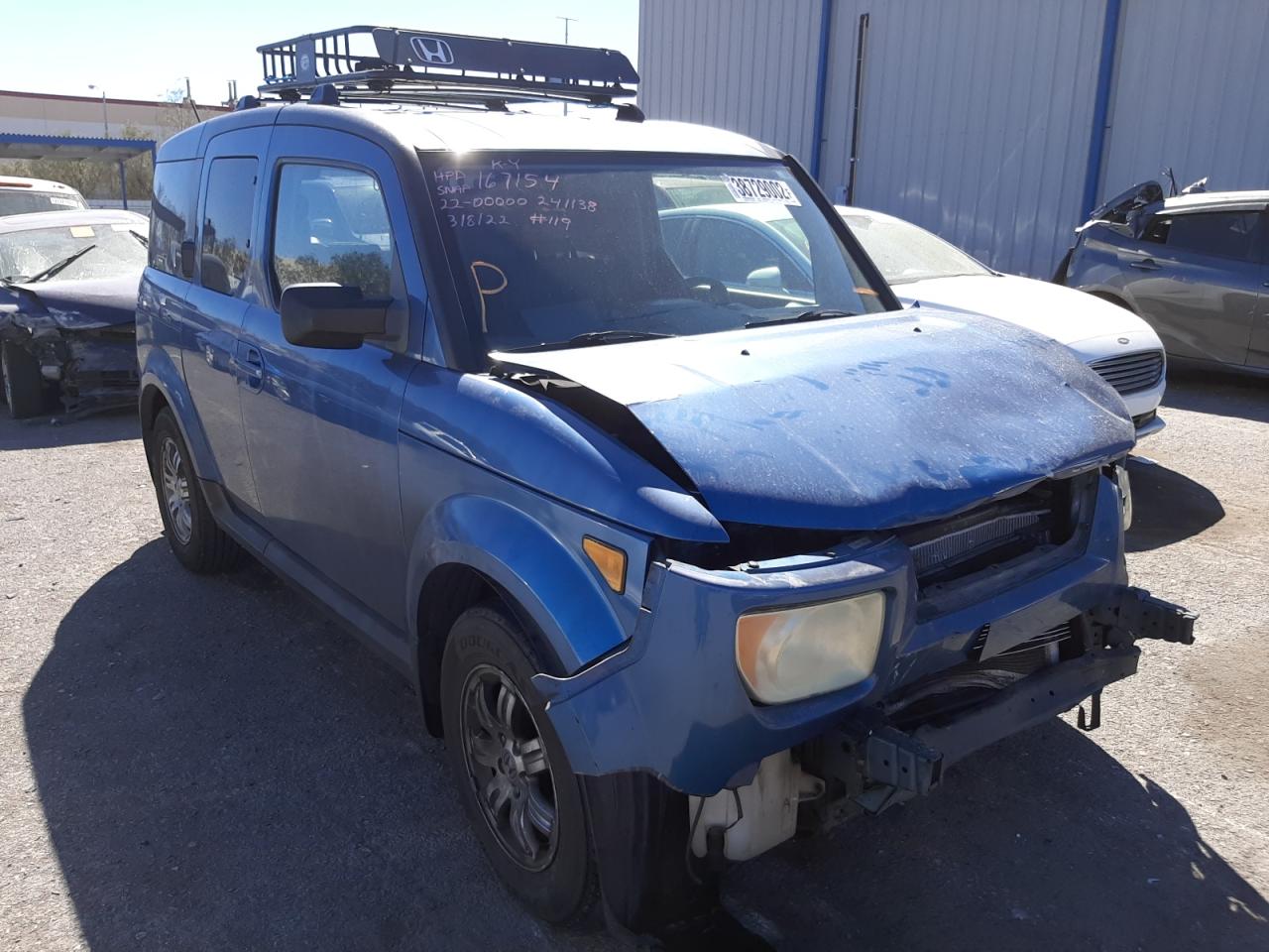 HONDA ELEMENT EX 2006 with VIN 5J6YH18776L000890 - Photo from auction