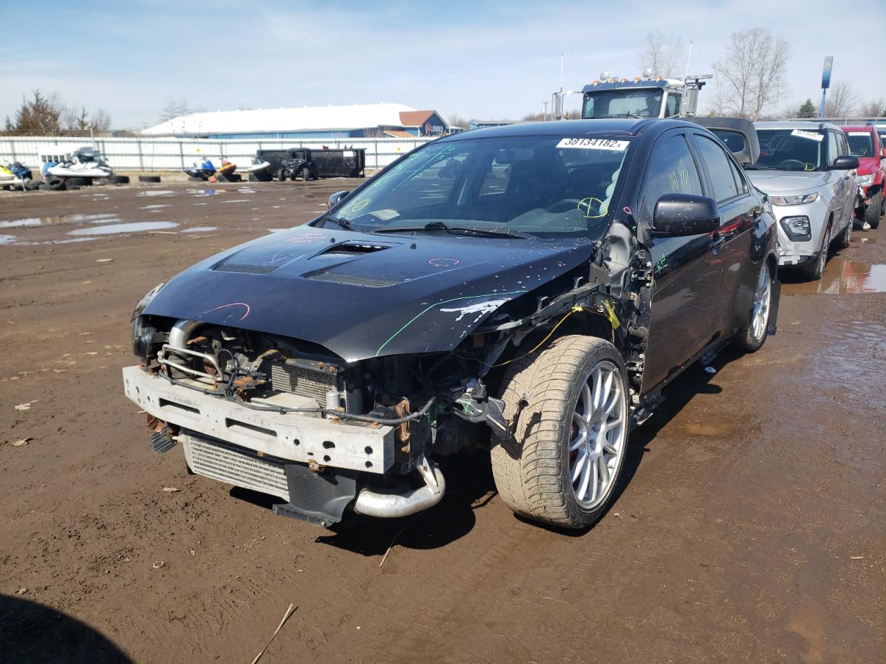 Photo 9 from auction – 2013 MITSUBISHI LANCER EVO with VIN JA32W8FV0DU011344