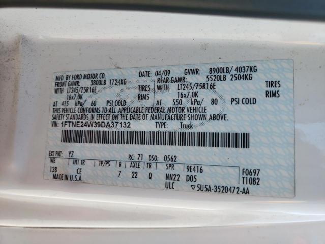 صورة رقم 10 من المزاد - 2009 FORD ECONOLINE مع VIN 1FTNE24W39DA37132