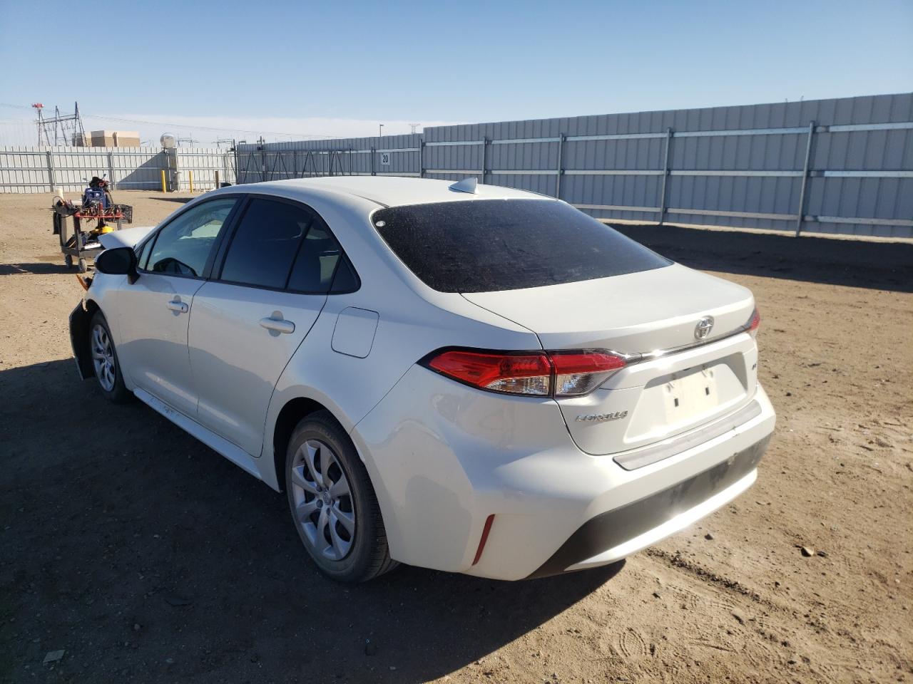 Photo 3 from auction – 2021 TOYOTA COROLLA LE with VIN JTDEPMAEXMJ140155