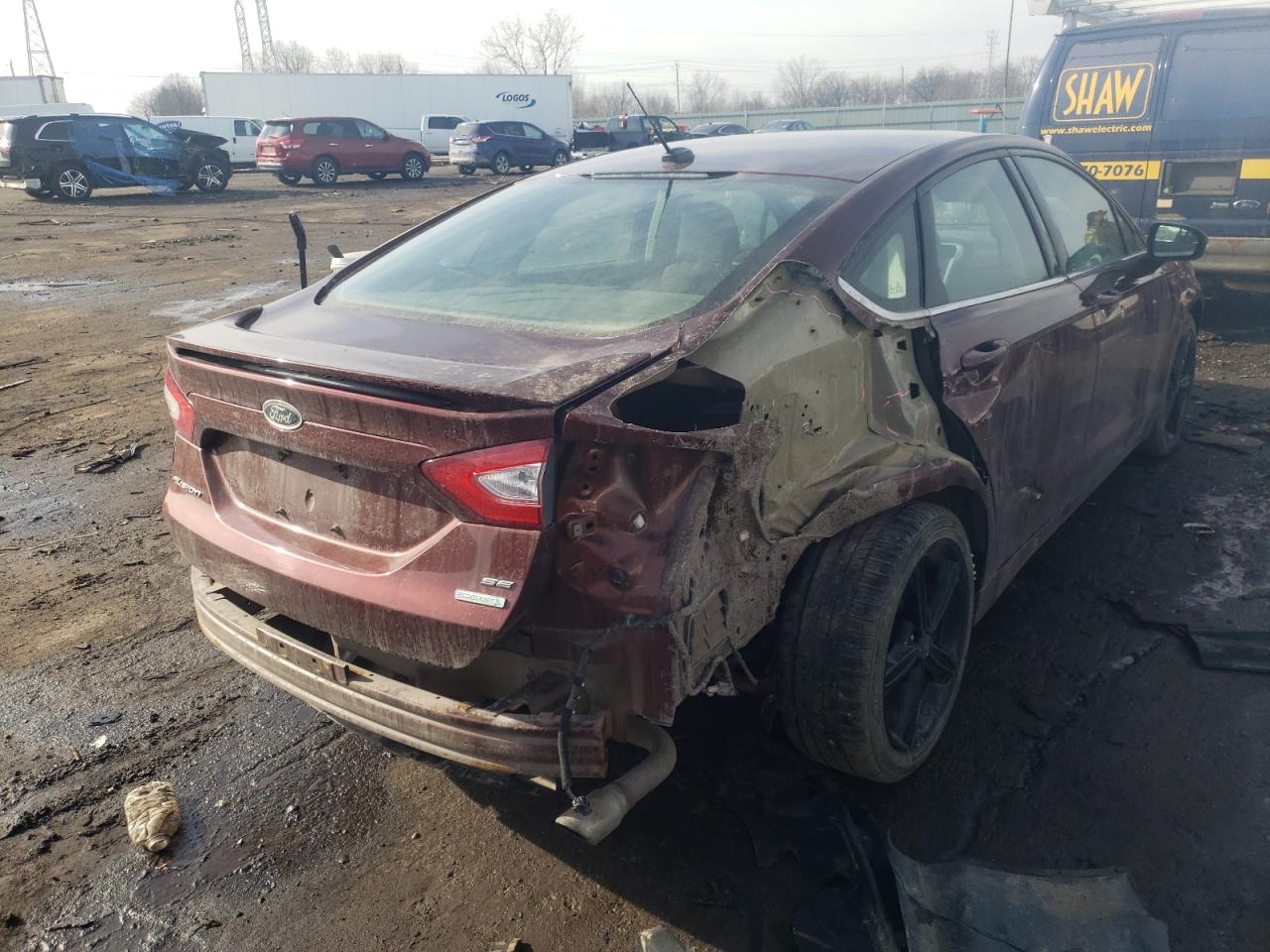 Photo 4 from auction – 2016 FORD FUSION SE with VIN 3FA6P0HD7GR257623