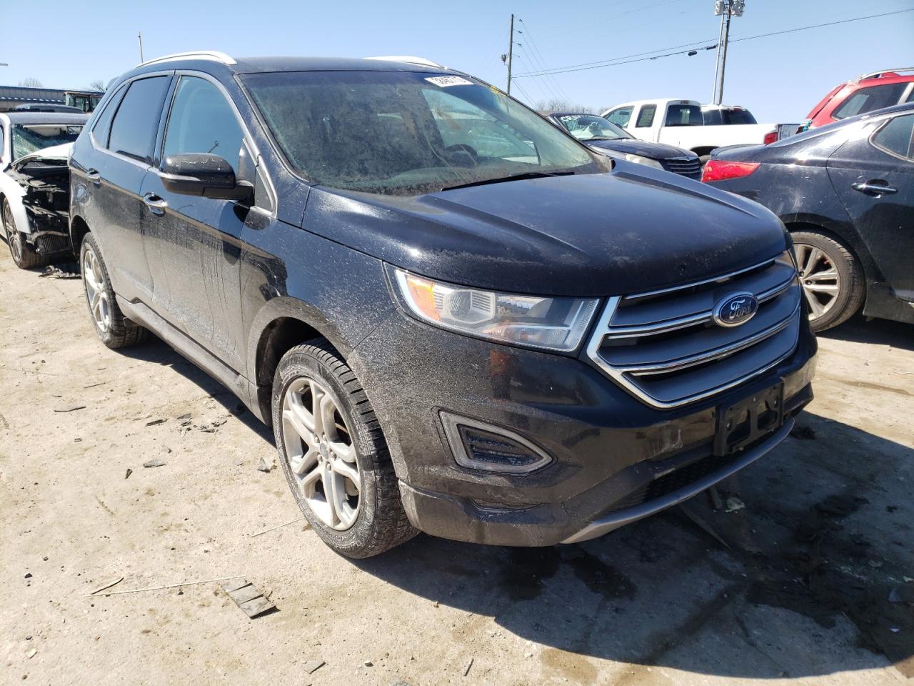 FORD EDGE TITAN 2017 with VIN 2FMPK4K92HBC13291 - Photo from auction