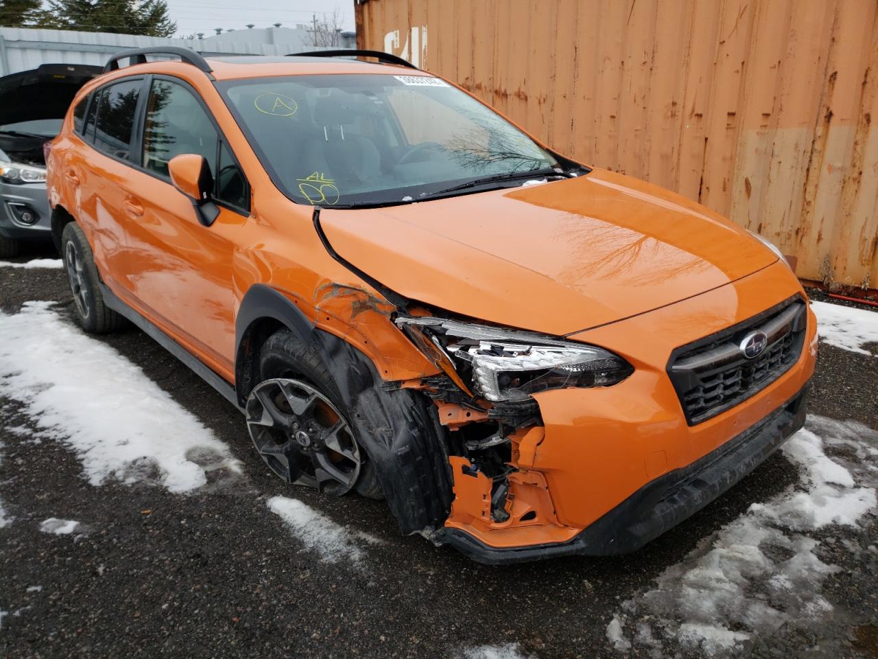 Photo 1 from auction – 2018 SUBARU CROSSTREK with VIN JF2GTAFCXJH206797