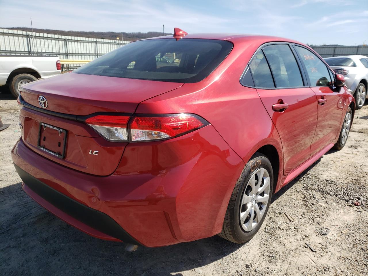 Photo 4 from auction – 2020 TOYOTA COROLLA LE with VIN JTDEPRAE7LJ034158