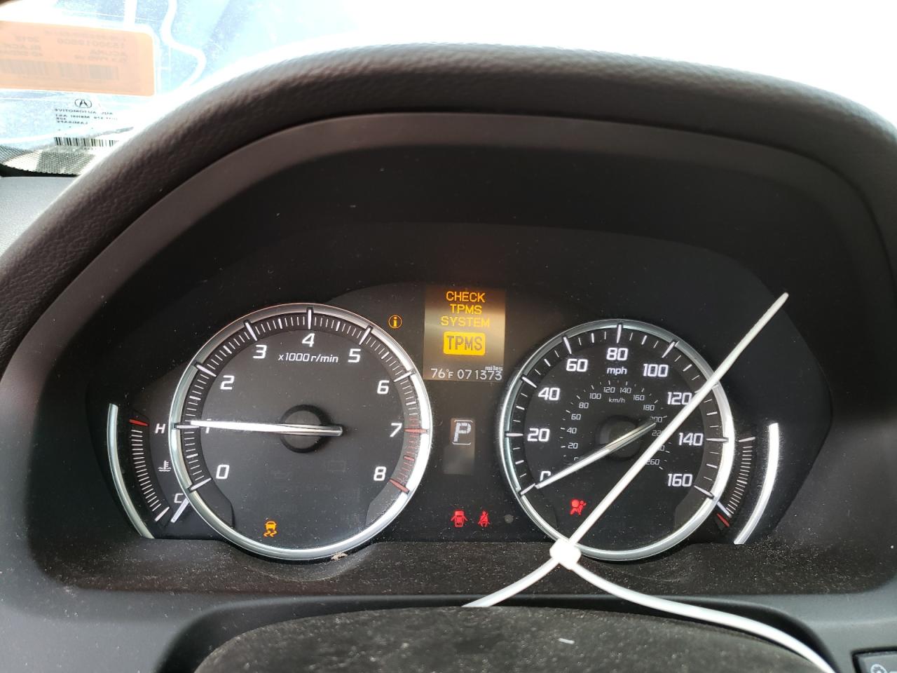 Photo 8 from auction – 2016 ACURA TLX with VIN 19UUB2F34GA000341