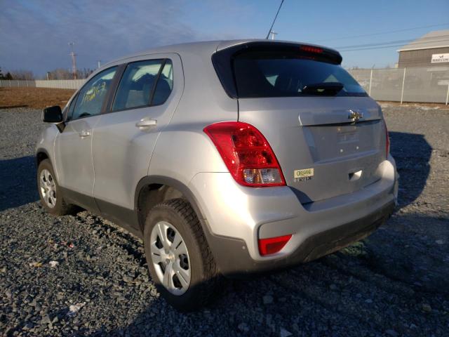Photo 3 from auction – 2017 CHEVROLET TRAX LS with VIN 3GNCJKSB9HL261556