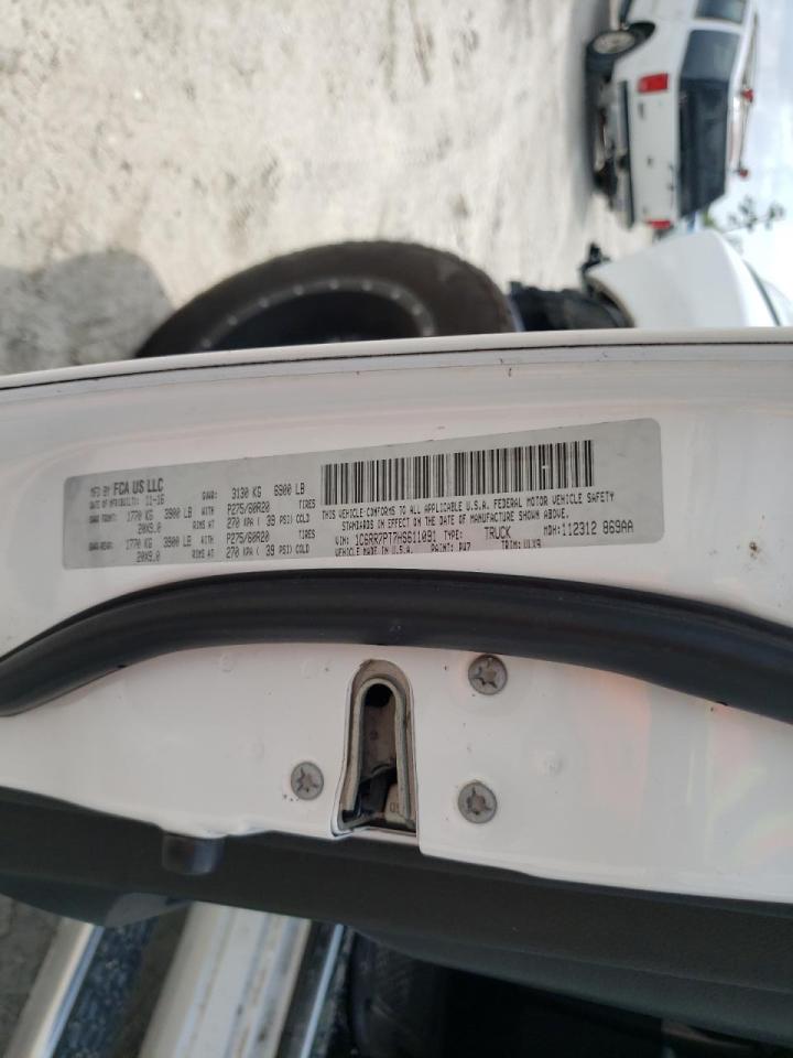 Photo 10 from auction – 2017 RAM 1500 LONGH with VIN 1C6RR7PT7HS611091