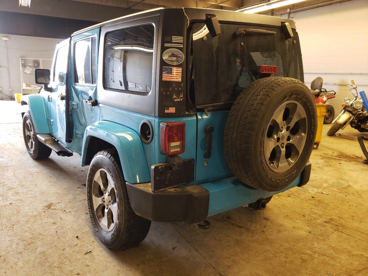 Photo 3 from auction – 2017 JEEP WRANGLER U with VIN 1C4BJWEG1HL693315