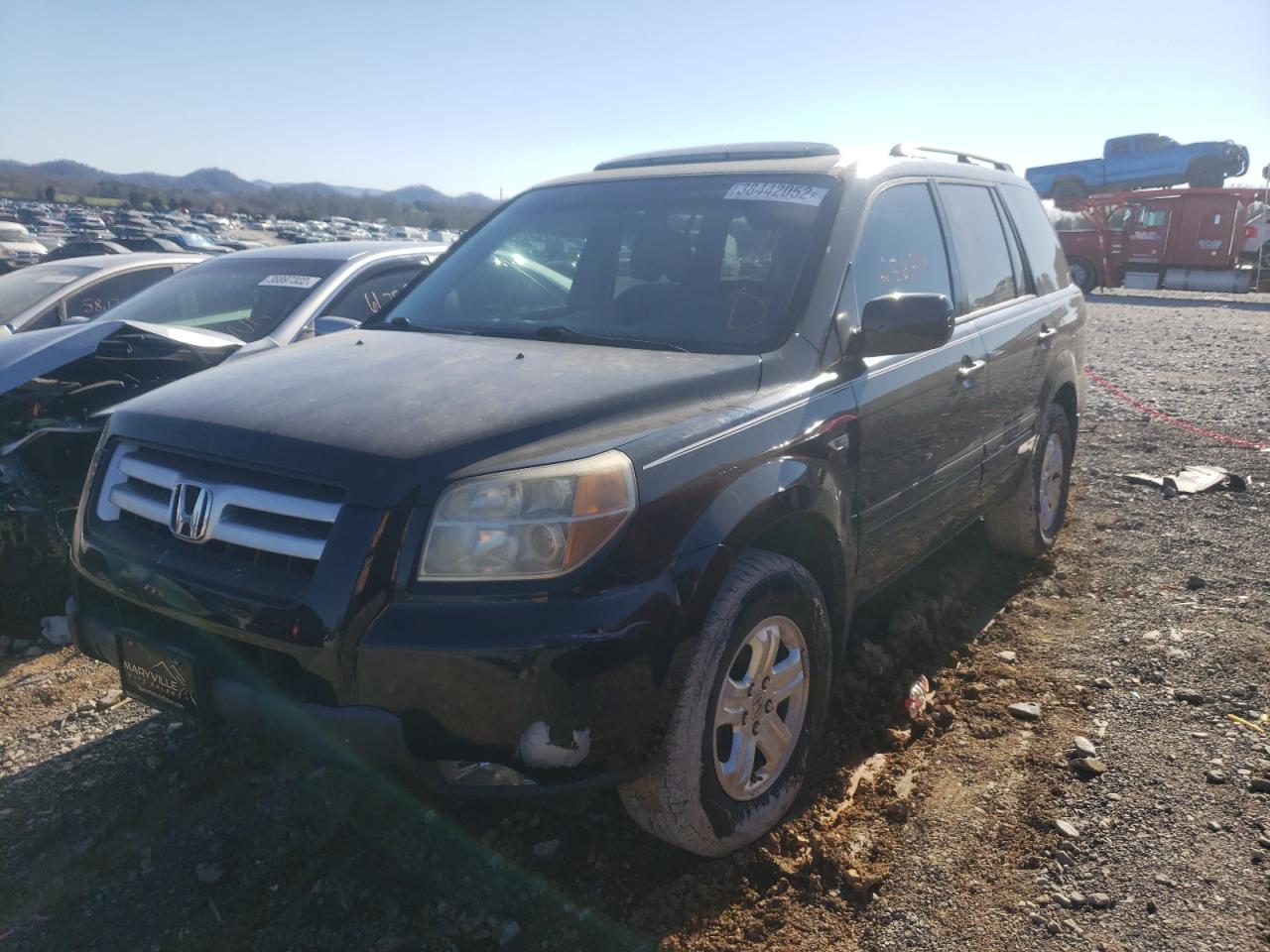 Photo 15 from auction – 2008 HONDA PILOT SE with VIN 5FNYF28308B021861
