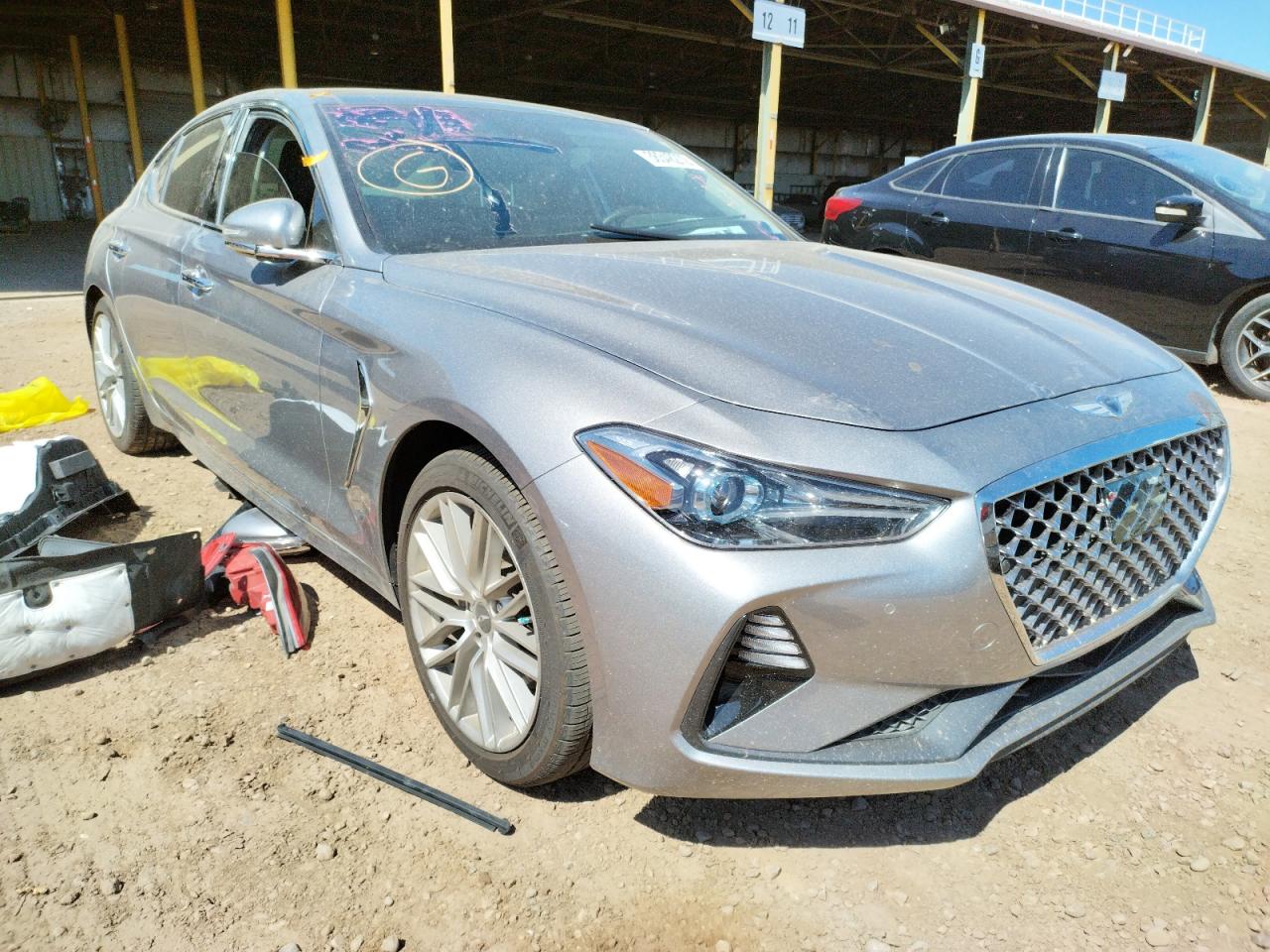 GENESIS G70 ELITE 2021 with VIN KMTG34LA1MU078546 - Photo from auction