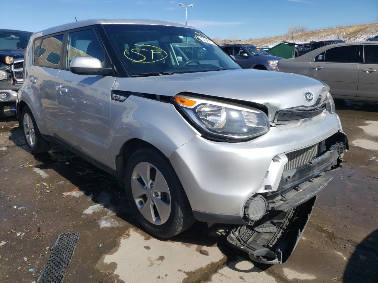 KIA SOUL 2015 with VIN KNDJN2A26F7809892 - Photo from auction