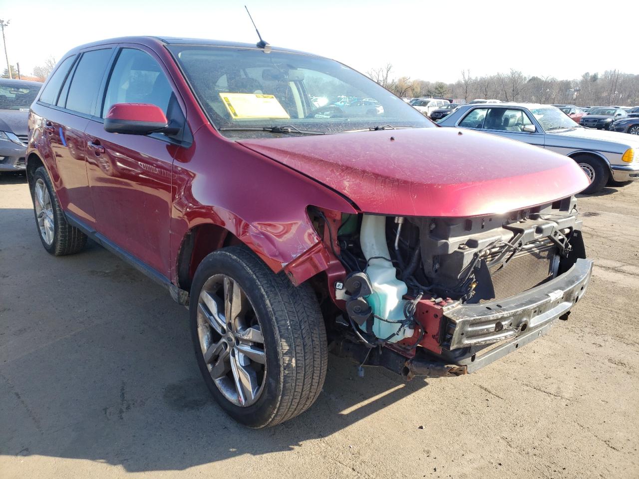 FORD EDGE SEL 2013 with VIN 2FMDK4JC5DBE36032 - Photo from auction