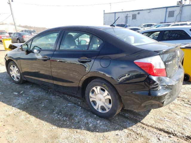 Photo 3 from auction – 2012 HONDA CIVIC HYBR with VIN JHMFB4F22CS008984