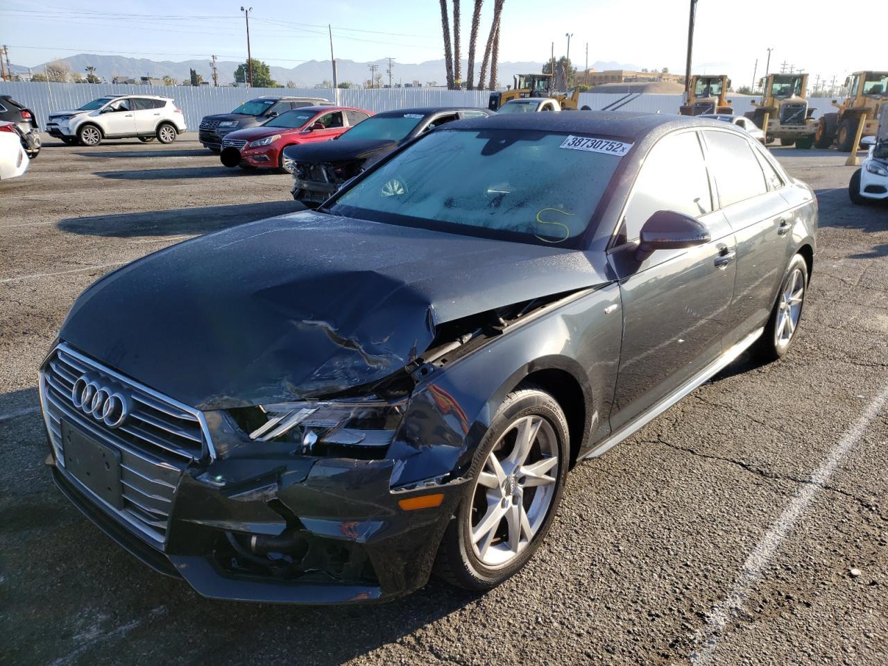 Photo 2 from auction – 2018 AUDI A4 PREMIUM with VIN WAUKMAF40JA226755