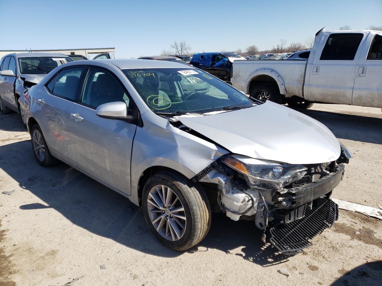 TOYOTA COROLLA L 2014 with VIN 2T1BURHE4EC216464 - Photo from auction