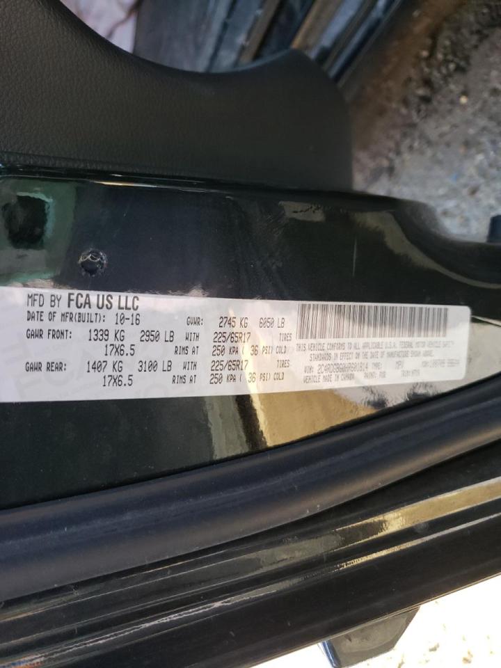 Photo 10 from auction – 2017 DODGE GRAND CARA with VIN 2C4RDGBG0HR601814