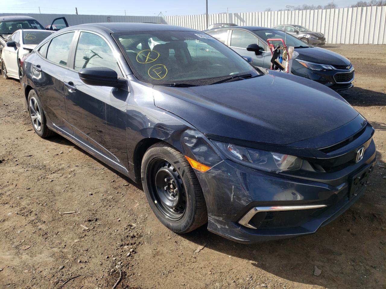 Photo 1 from auction – 2019 HONDA CIVIC LX with VIN 2HGFC2F68KH583717