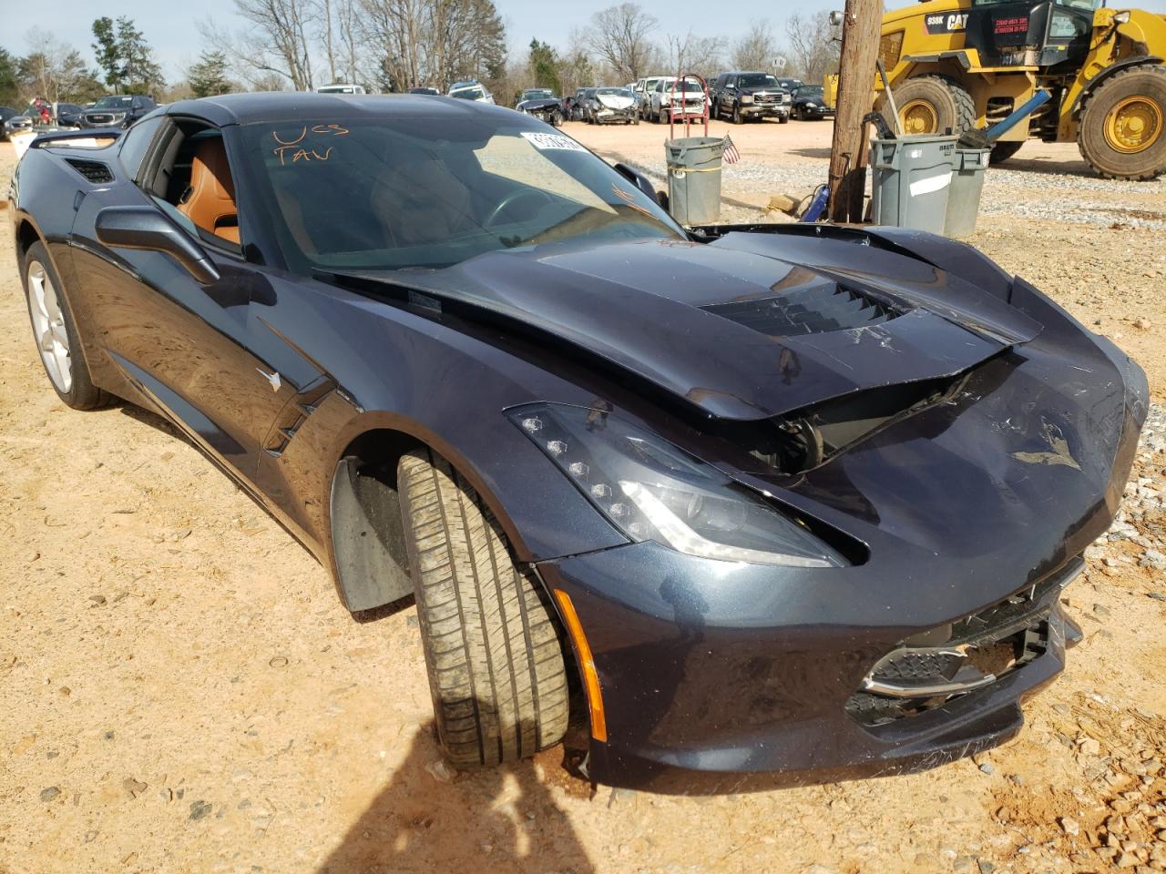 CHEVROLET CORVETTE S 2014 with VIN 1G1YC2D71E5124374 - Photo from auction