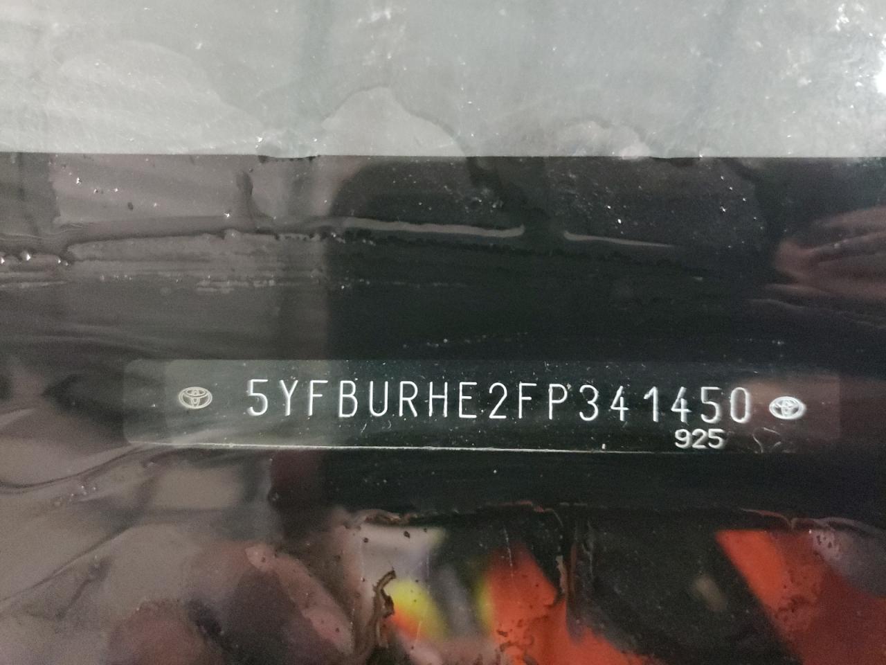 Photo 10 from auction – 2015 TOYOTA COROLLA L with VIN 5YFBURHE2FP341450