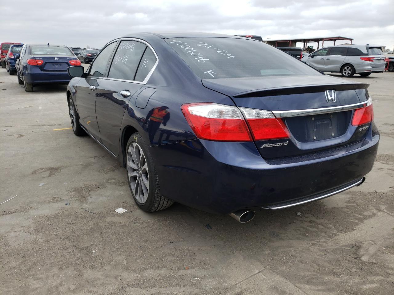 Photo 3 from auction – 2015 HONDA ACCORD SPO with VIN 1HGCR2F58FA181547