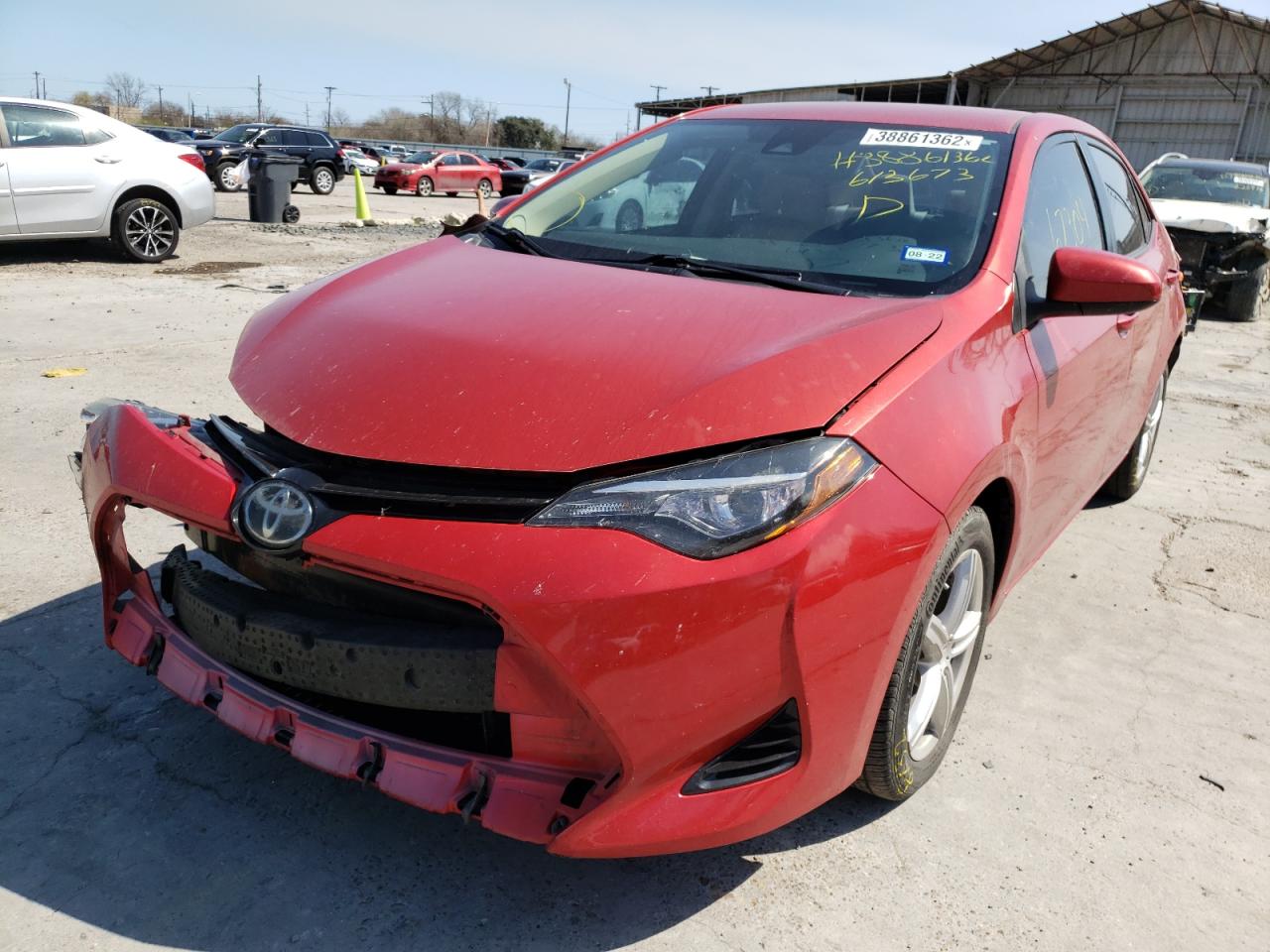 Photo 2 from auction – 2017 TOYOTA COROLLA L with VIN 5YFBURHE9HP613673