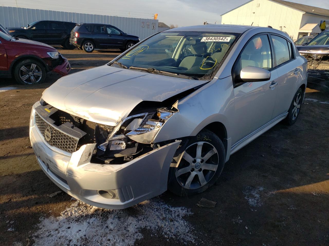 Photo 2 from auction – 2012 NISSAN SENTRA 2.0 with VIN 3N1AB6AP9CL644426