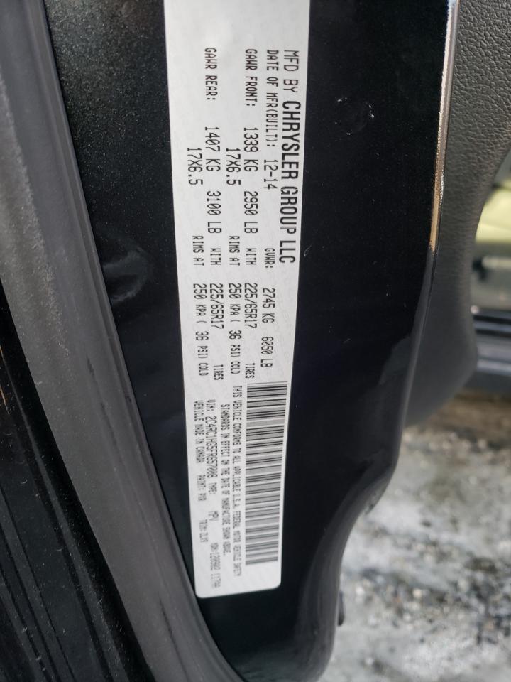 Photo 10 from auction – 2015 CHRYSLER TOWN & COU with VIN 2C4RC1HG5FR657008